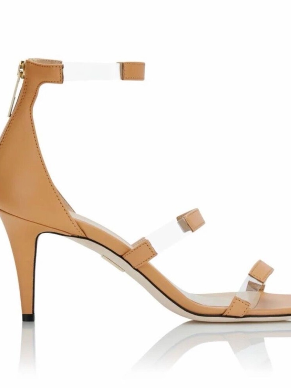 Tamara Mellon Frontline Strappy Sandal - 37.5 - Tan